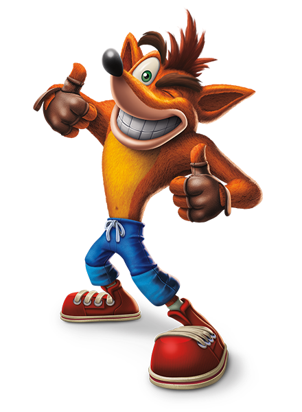 Sane Crash Trilogy Figurine Warped Toy Bandicoot PNG Image