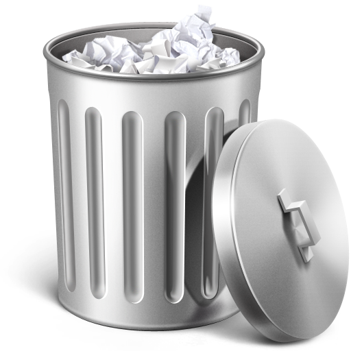 Bin Trash Pic Silver Free Transparent Image HD PNG Image