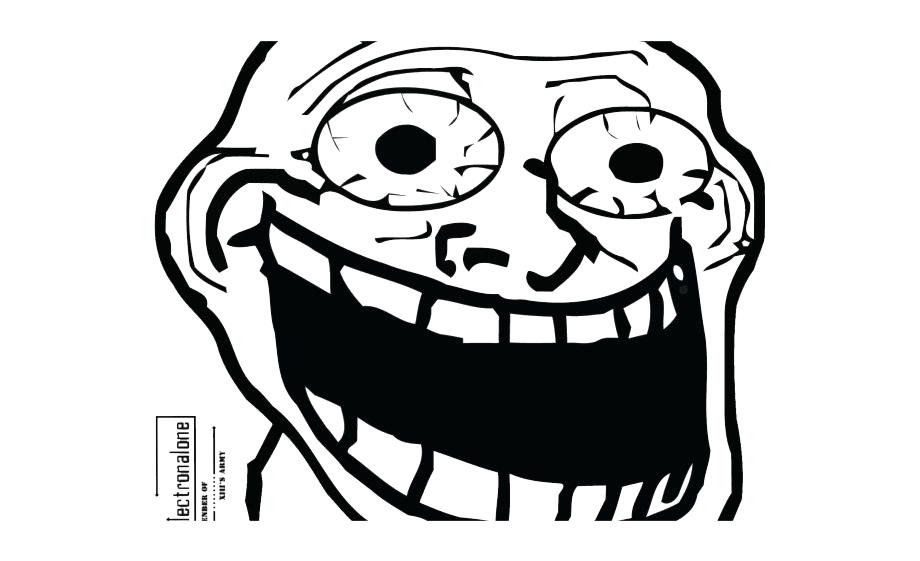 Trollface Man Download HD PNG Image