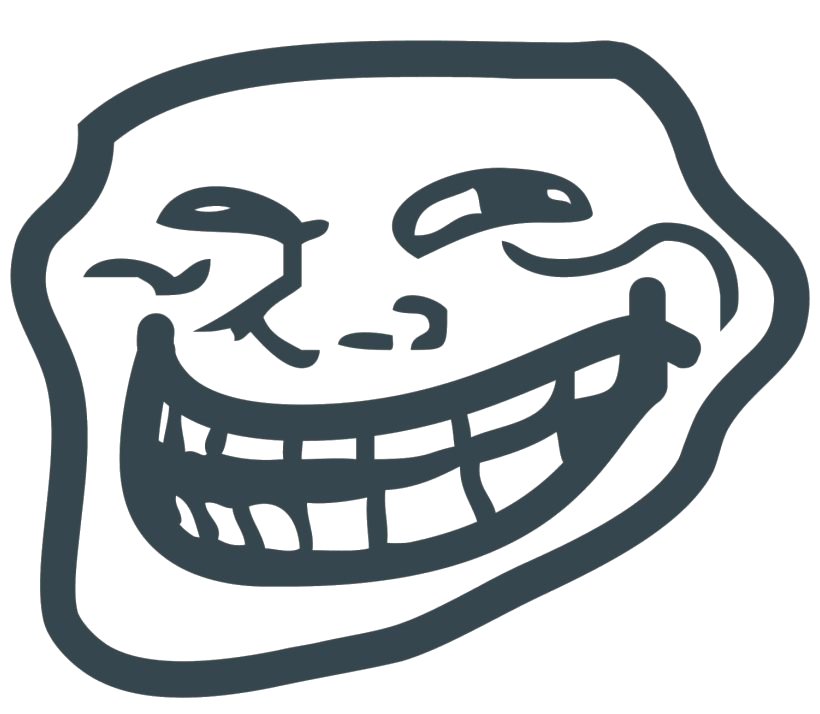 Trollface Man Free HD Image PNG Image