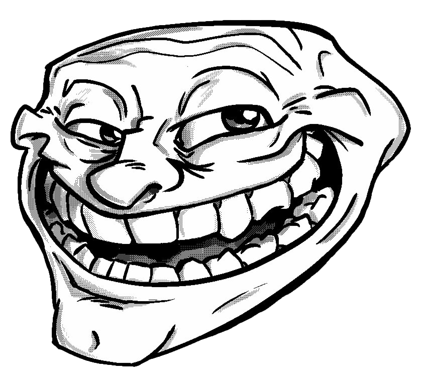 Meme Trollface Free Clipart HQ PNG Image