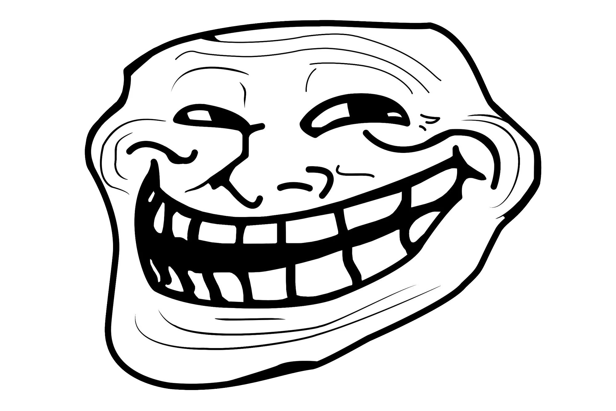 Meme Trollface PNG File HD PNG Image