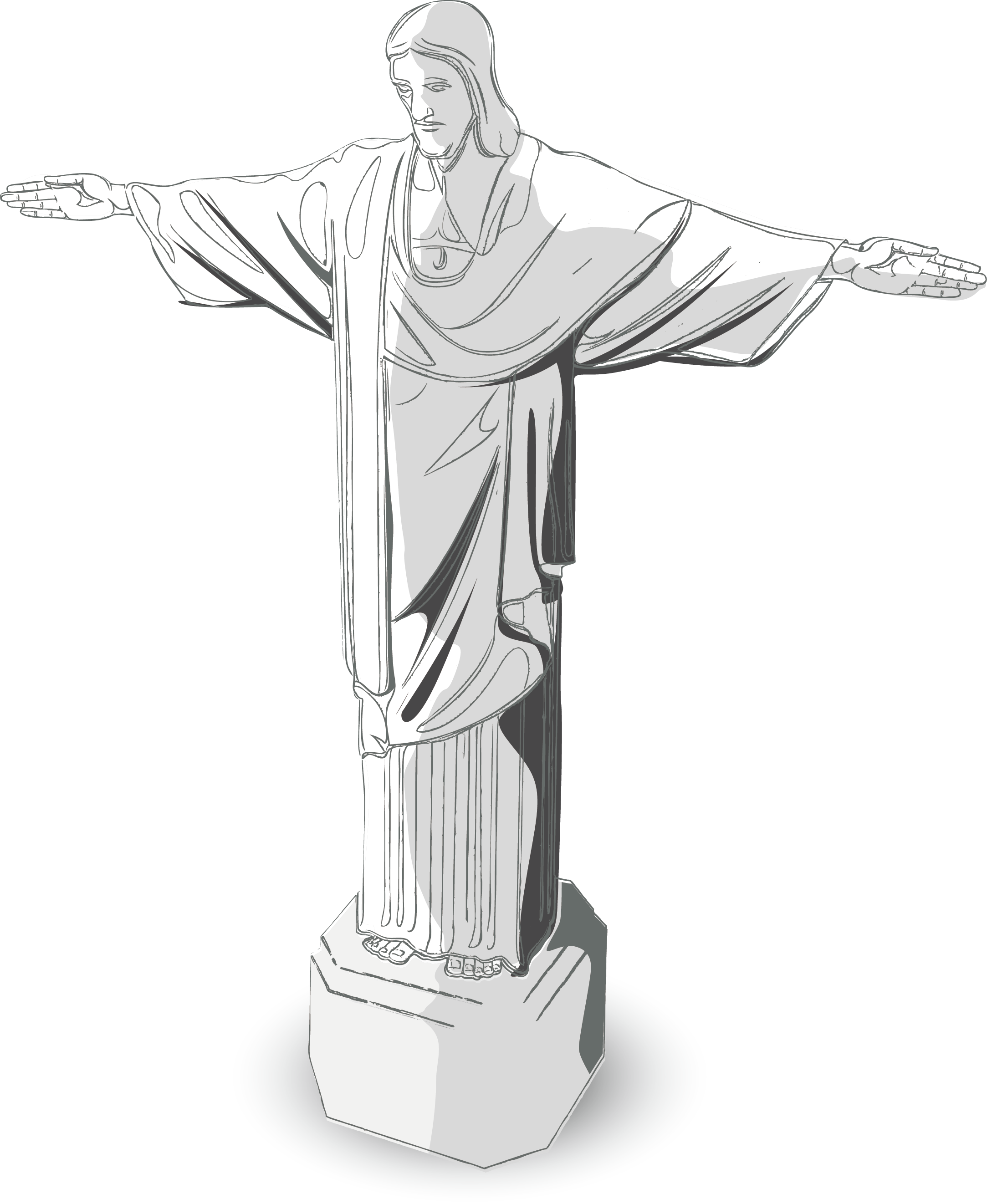 Christ Txe0U Of Jesus Redeemer As Vector PNG Image