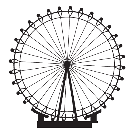 London Eye Transparent PNG Image