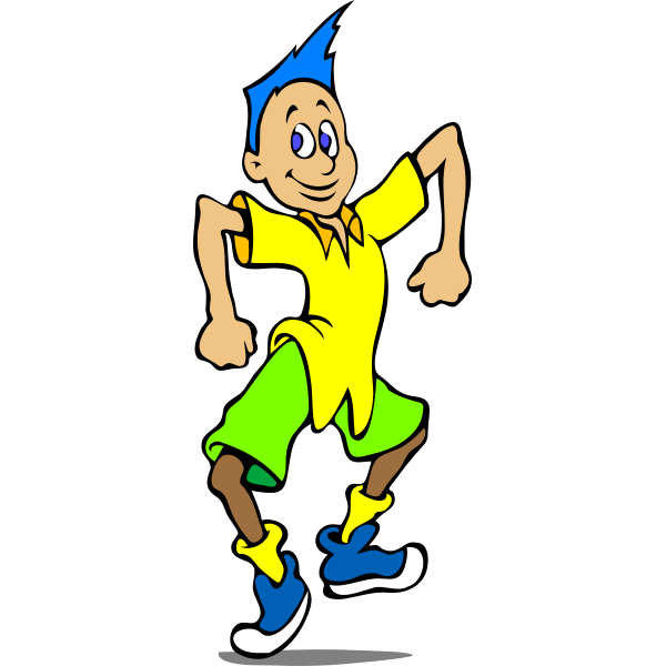 Boy Vector Dancing HD Image Free PNG Image