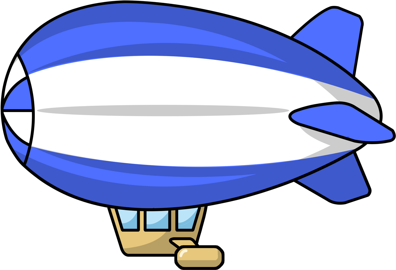 Vector Airship Download HQ PNG Image