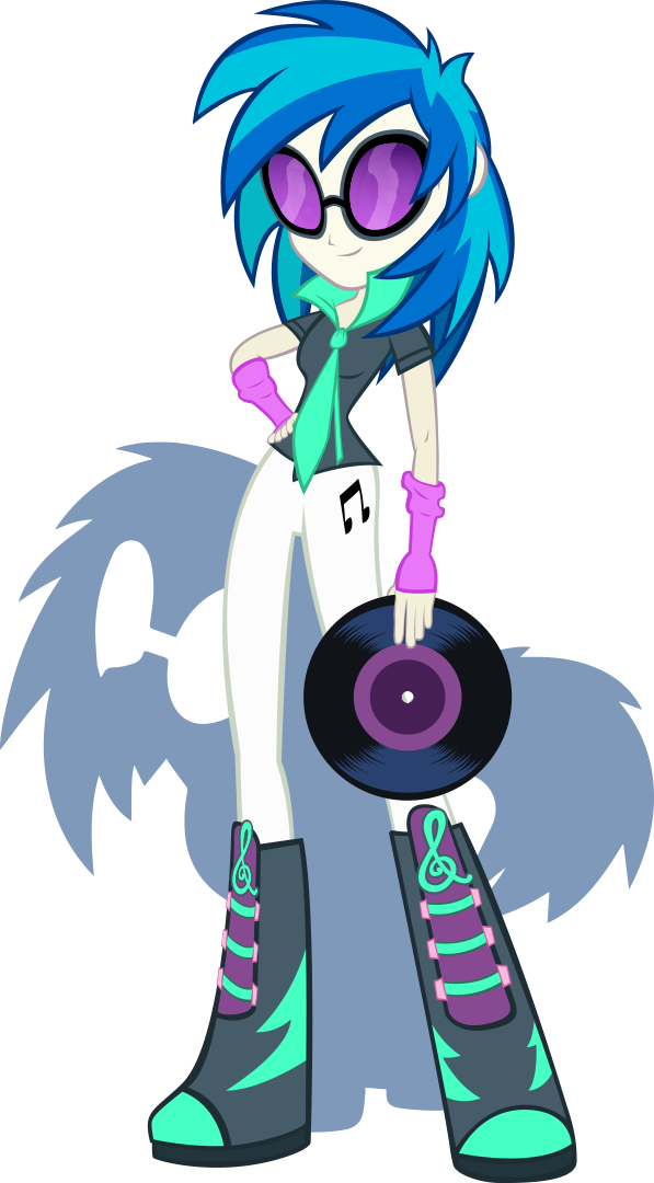 Girl Vector Dj HQ Image Free PNG Image