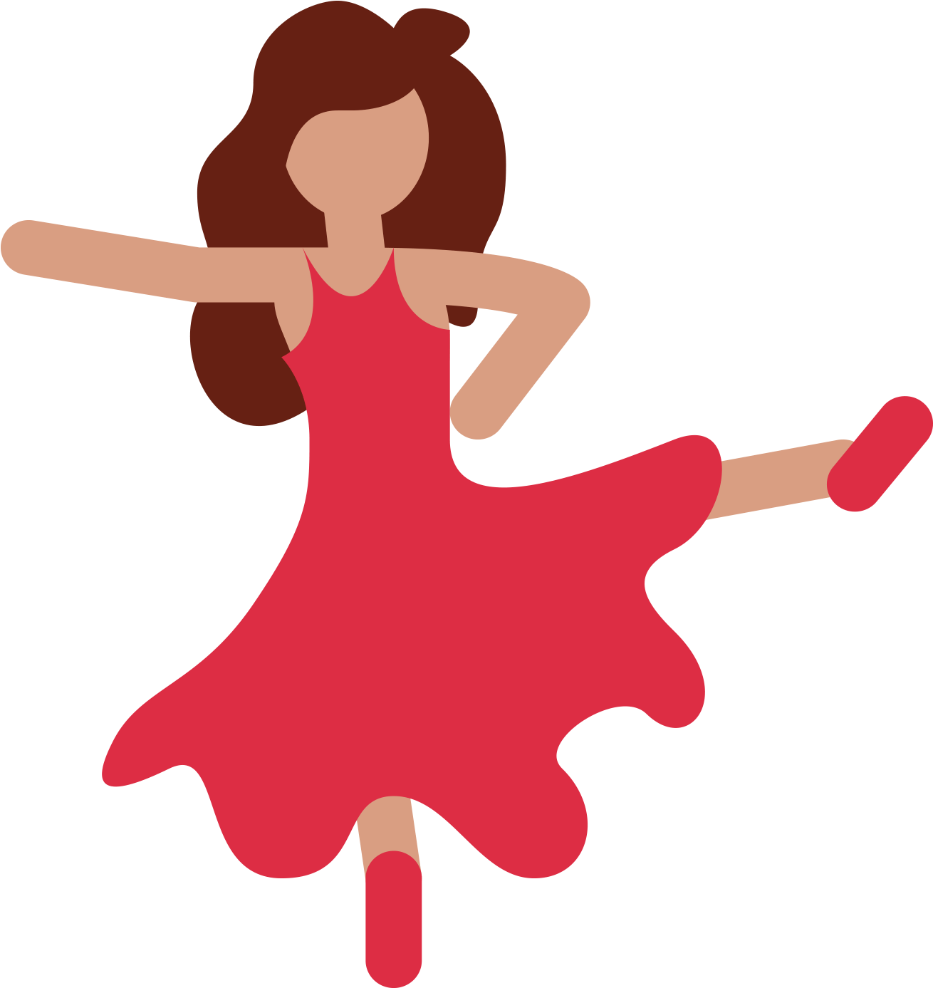 Photos Girl Vector Dancing HD Image Free PNG Image