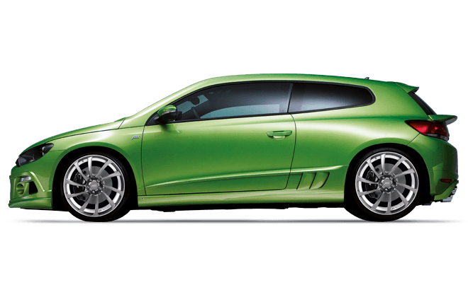 Green Volkswagen Scirocco Png Car Image PNG Image