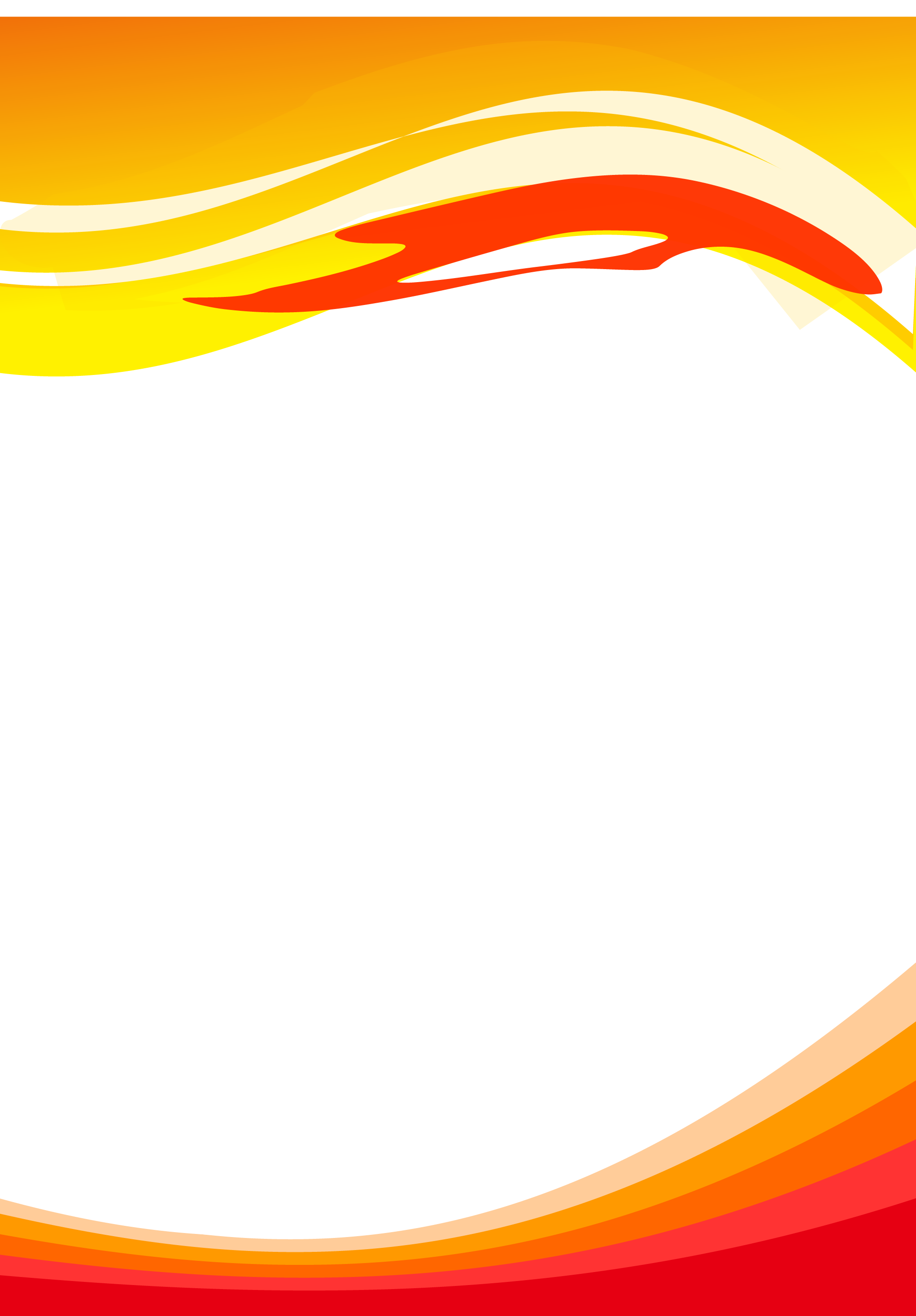 Orange Vector Wave Free Transparent Image HD PNG Image