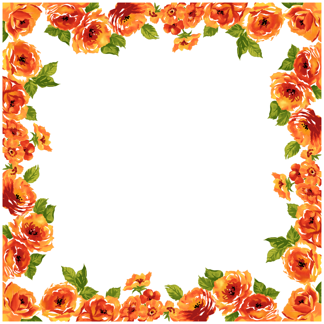 Fancy Wedding Border Transparent PNG Image