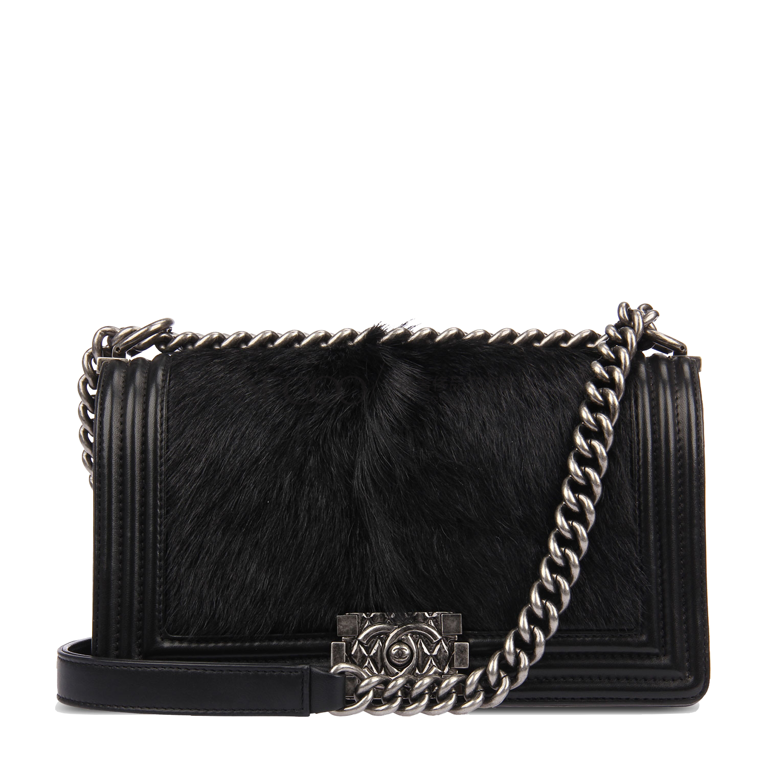 Handbag Fur Black Free Transparent Image HD PNG Image