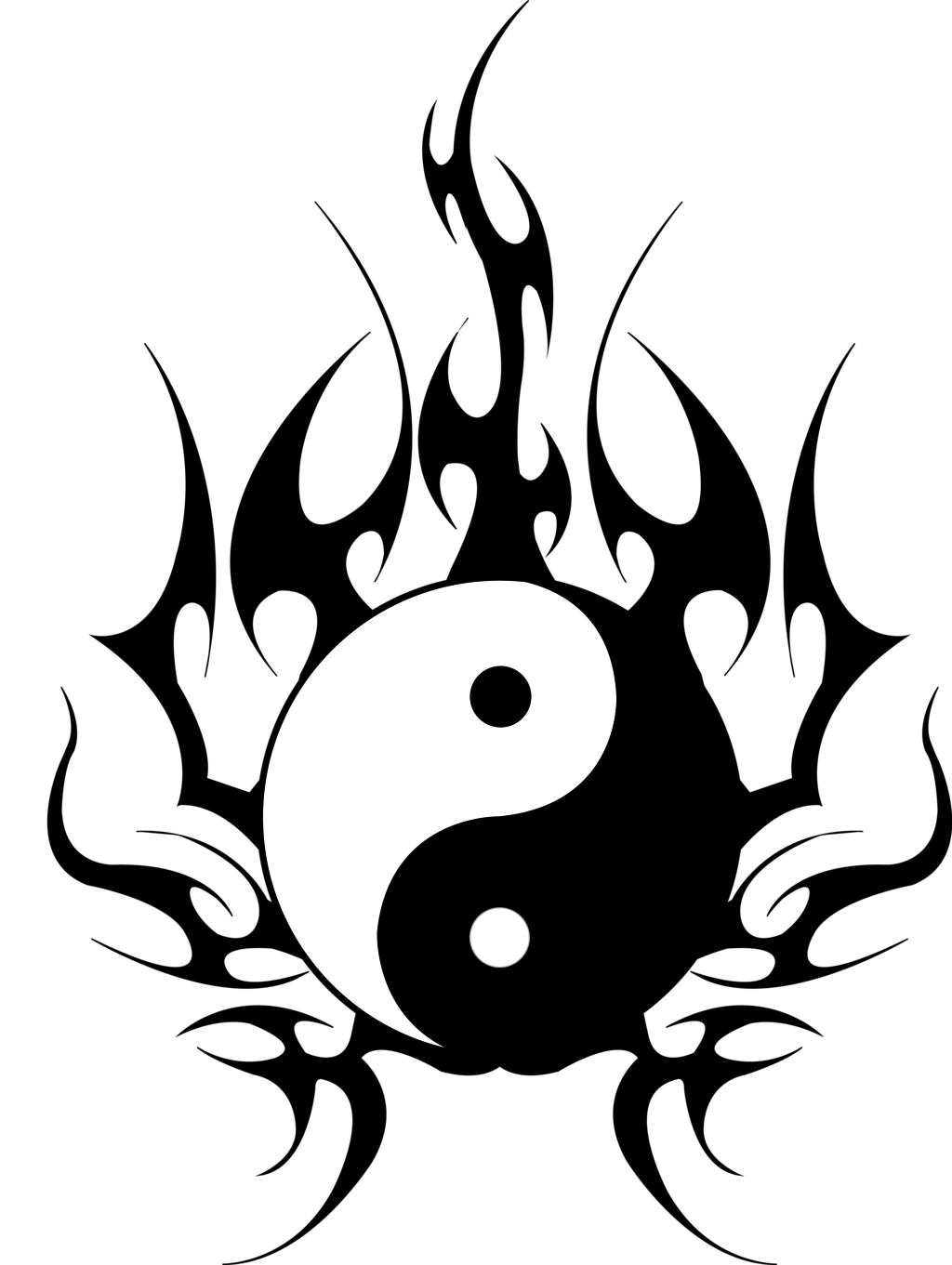 Yin-Yang Tattoos Free Download Png PNG Image