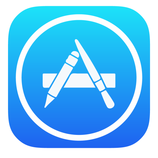 Blue Area Text App Computer Store Icon Icon