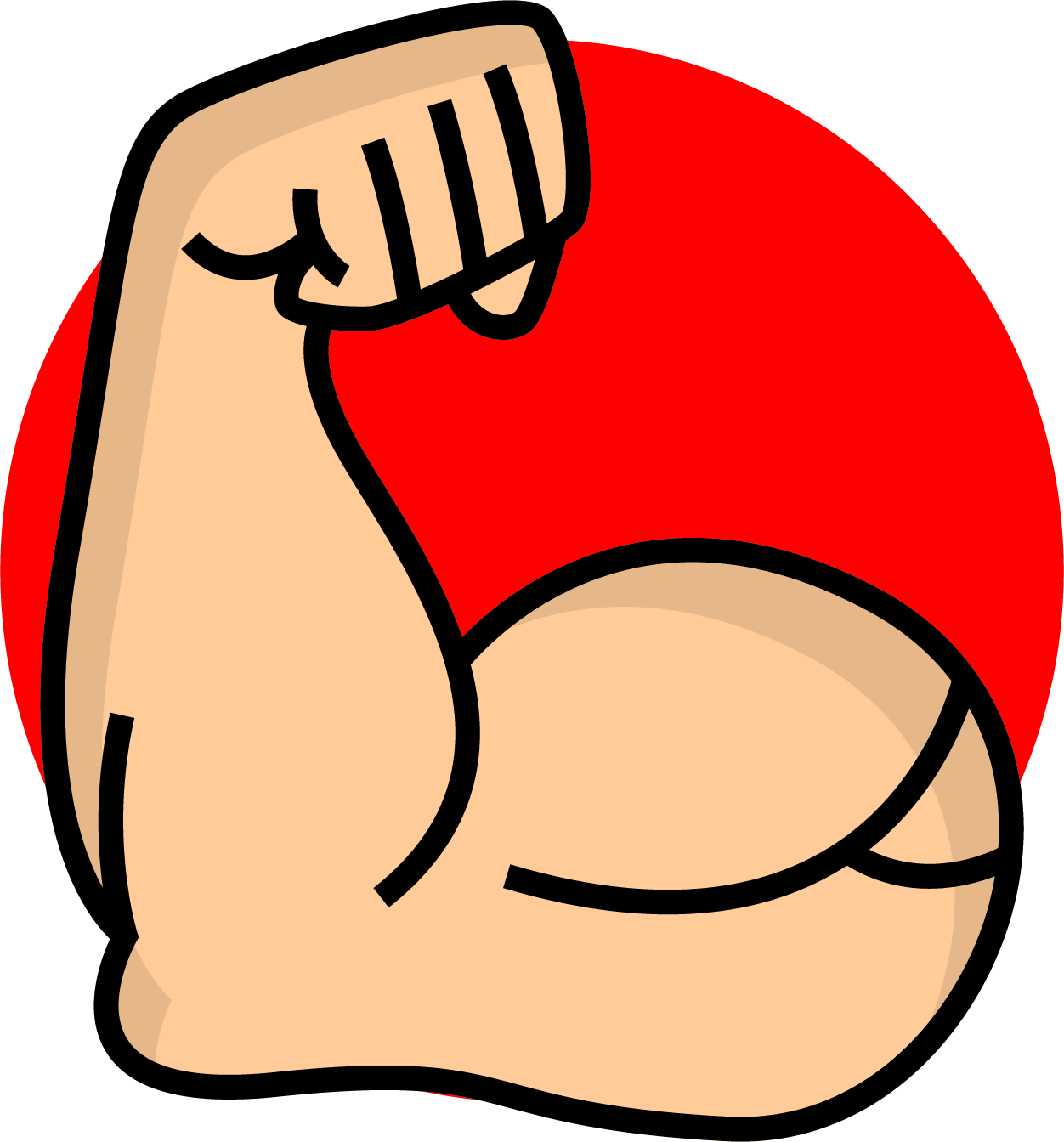 Limb Upper Strong Arm Icon Free Download Image Icon