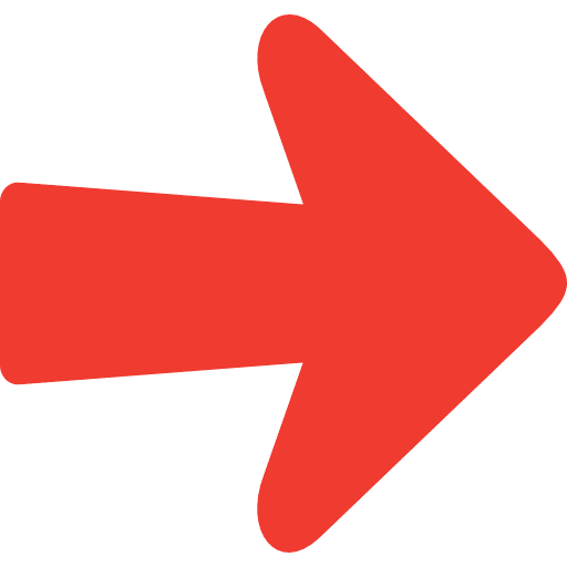 Arrow Right Direction Red Icon