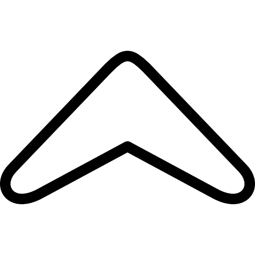 Chevron Direction Top Outline Icon