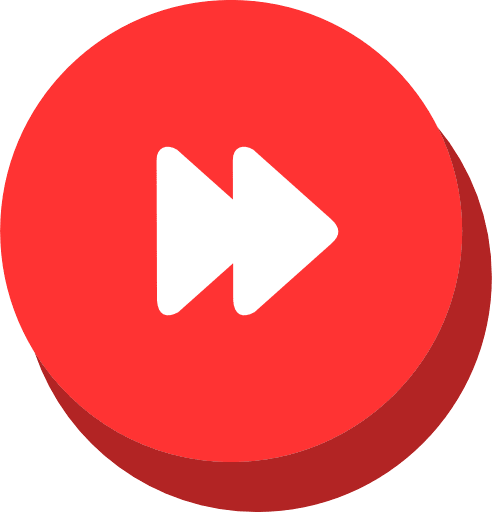 Forward Button Red Icon