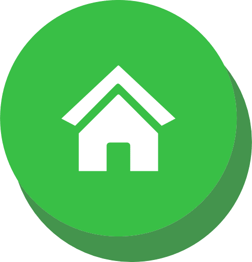 Home Button Green Icon