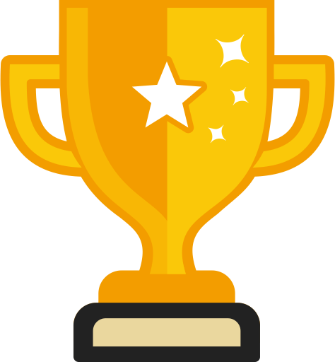 Gold Winner Trophy Icon