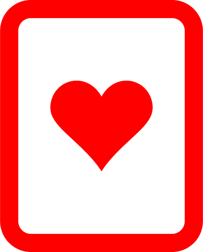 Playing Card Heart Icon