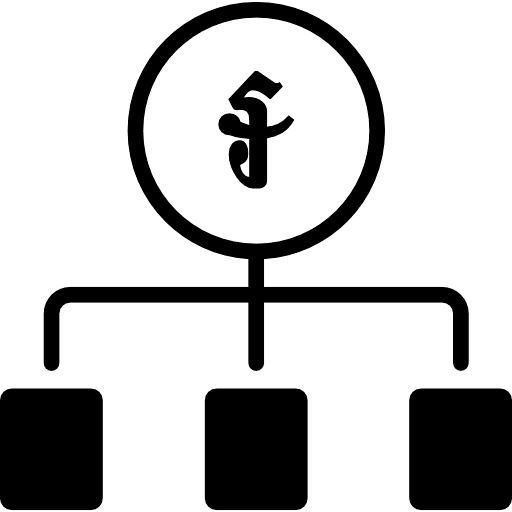 Cambodian Riel Money Allocation Icon