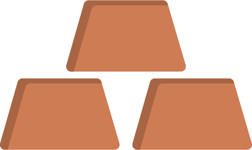 Copper Bars Icon