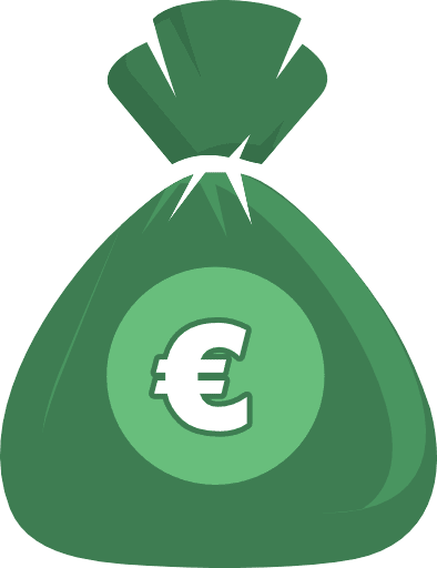 Money Bag Euro Color Icon