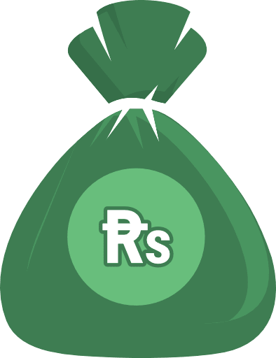 Money Bag Pakistan Rupee Color Icon