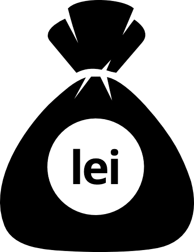 Money Bag Romanian Leu Icon