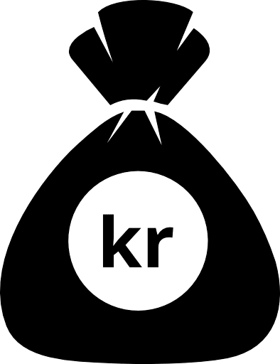 Money Bag Swedish Krona Icon