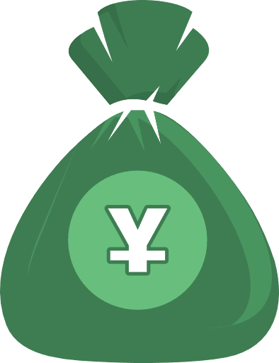 Money Bag Yuan Color Icon