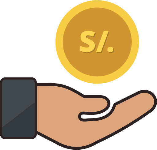 Money Receiving Peruvian Sol Color Icon