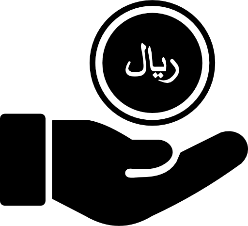 Money Receiving Saudi Arabia Riyal Icon