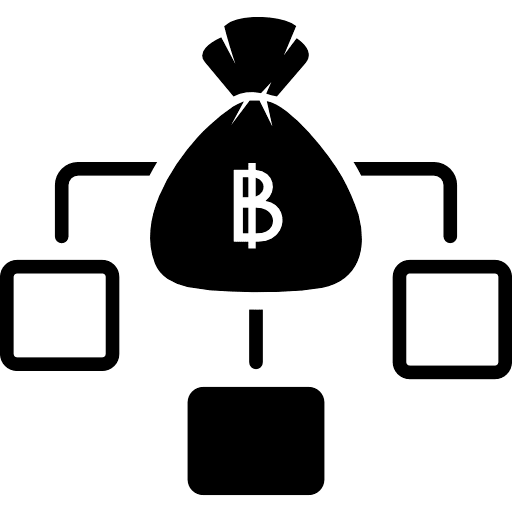 Thailand Baht Income Distribution Icon