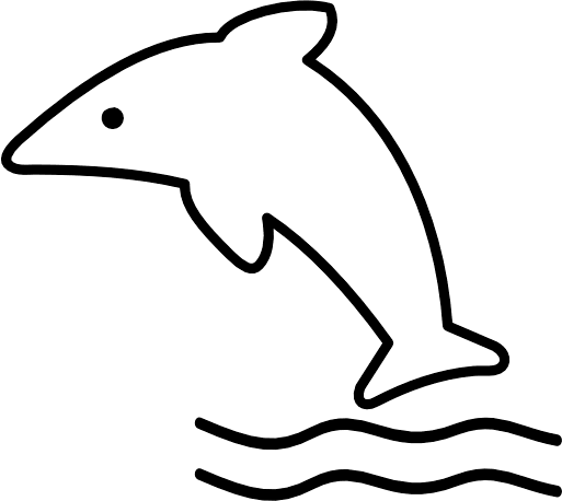 Dolphin Outline Icon