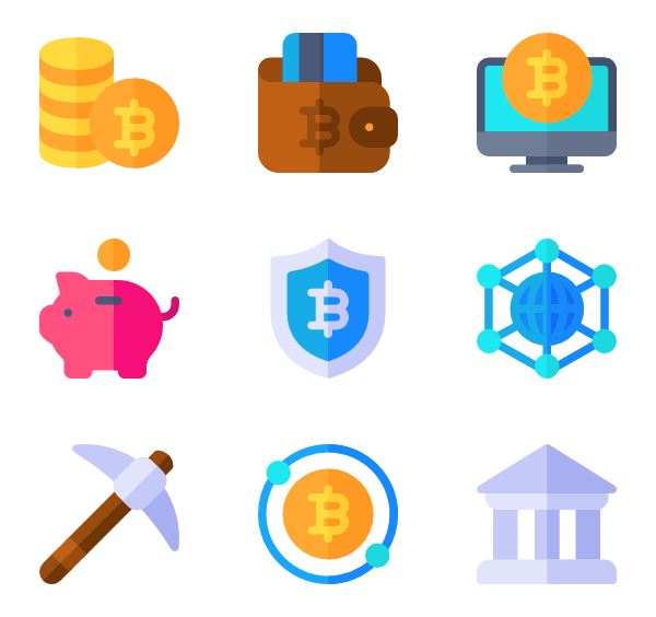 Icons Bitcoin Cryptocurrency Wallet Computer Ethereum Icon