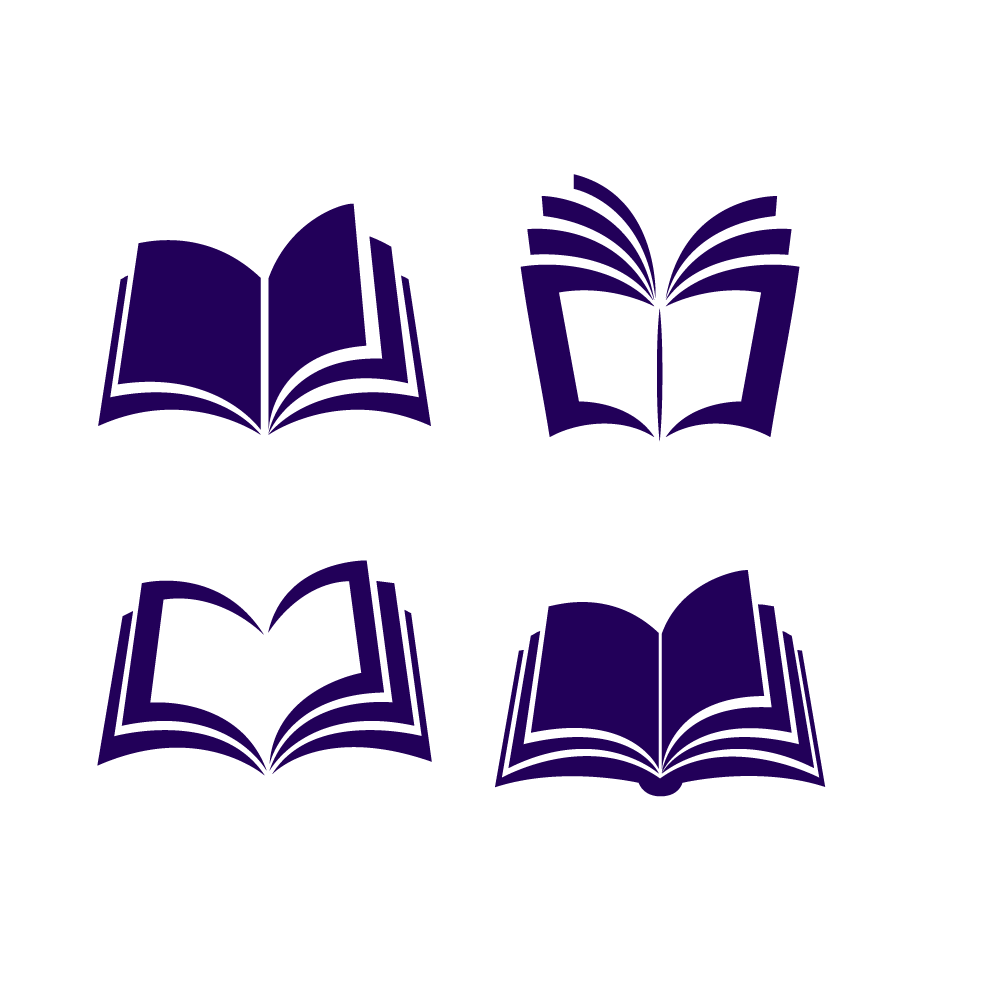 Vector Euclidean Book Purple Icon Free HQ Image Icon