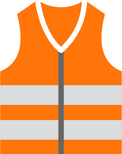 Safety Reflective Vest Icon