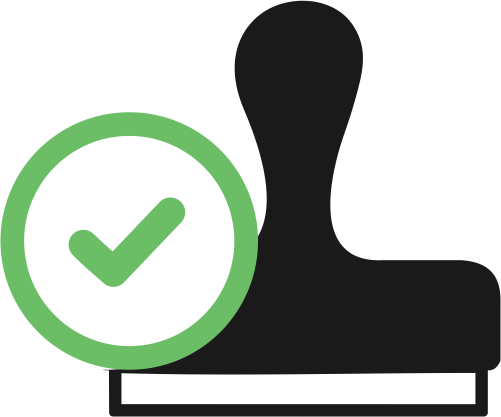 Approval Stamp Icon