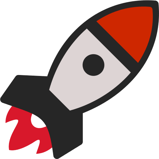 Startup Rocket Launch Icon