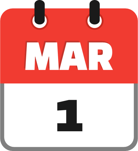 March 1 Icon