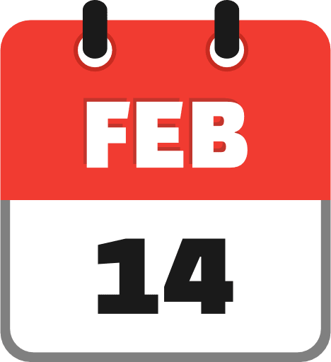 February 14 Icon