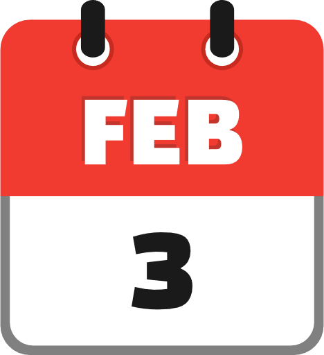 February 3 Icon