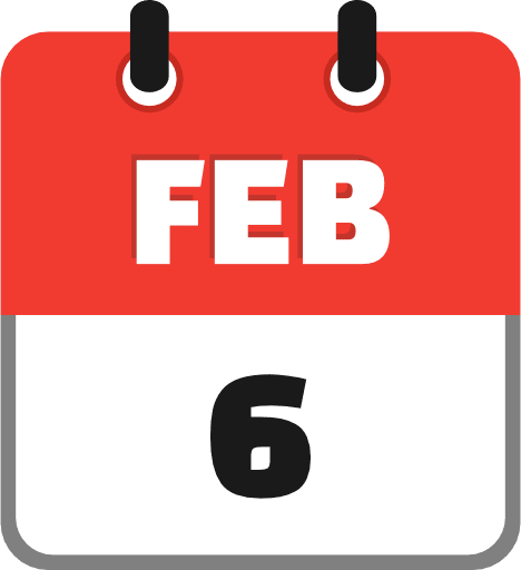 February 6 Icon