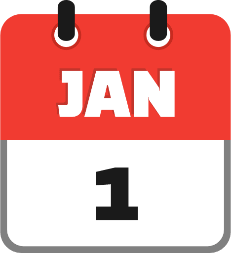 January 1 Icon