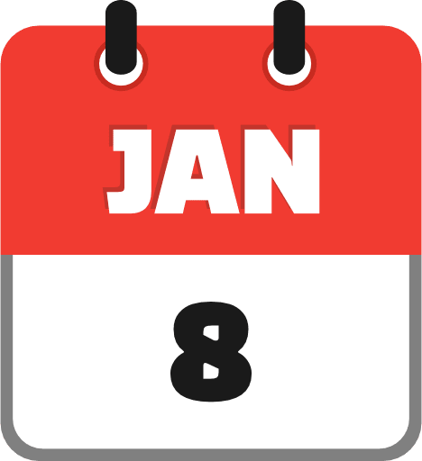 January 8 Icon