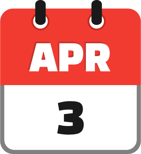 April 3 Icon