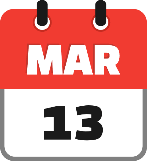 March 13 Icon