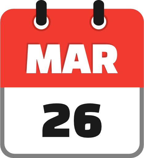 March 26 Icon